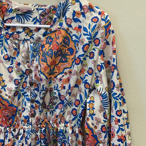 Anthropologie Boemo Bohemian V-neck Maxi Dress - size SM - Picture 2 of 8